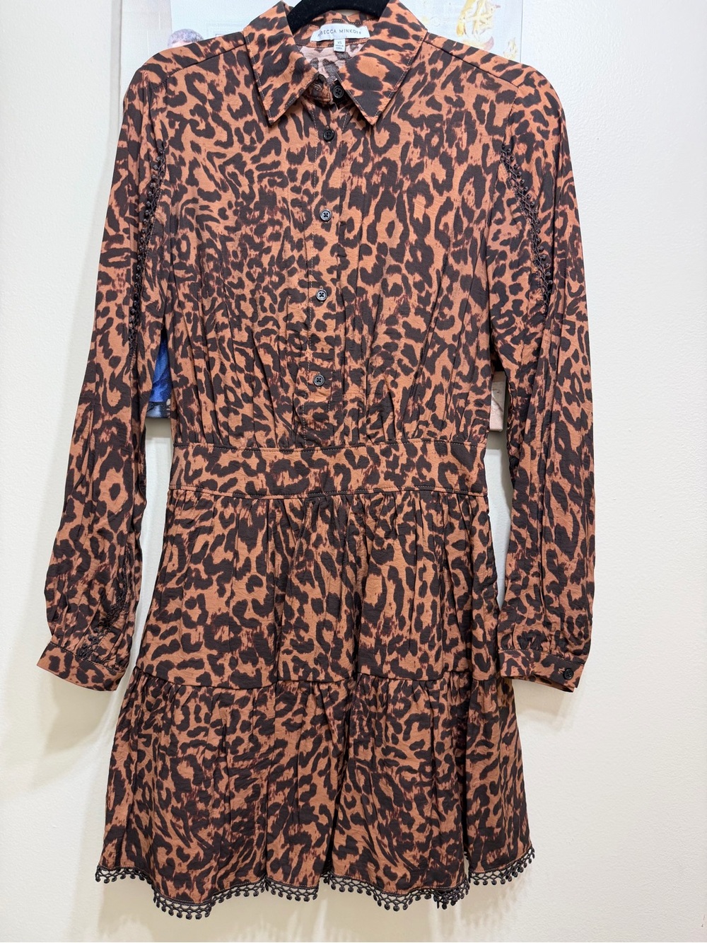 Rebecca Minkoff leopard Print Shirt Dress